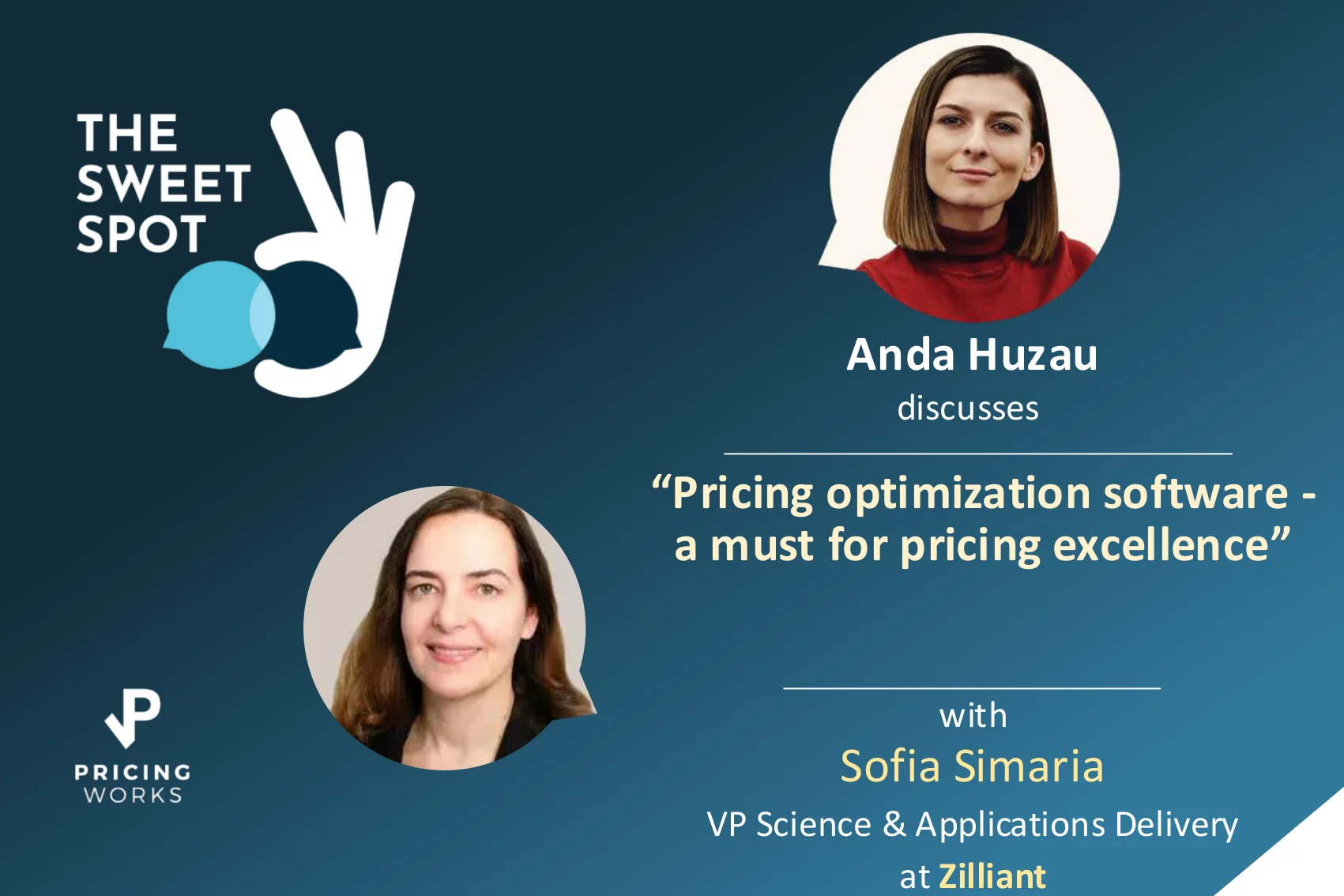 Pricing optimization software - a must for pricing excellence with Sofia Simaria