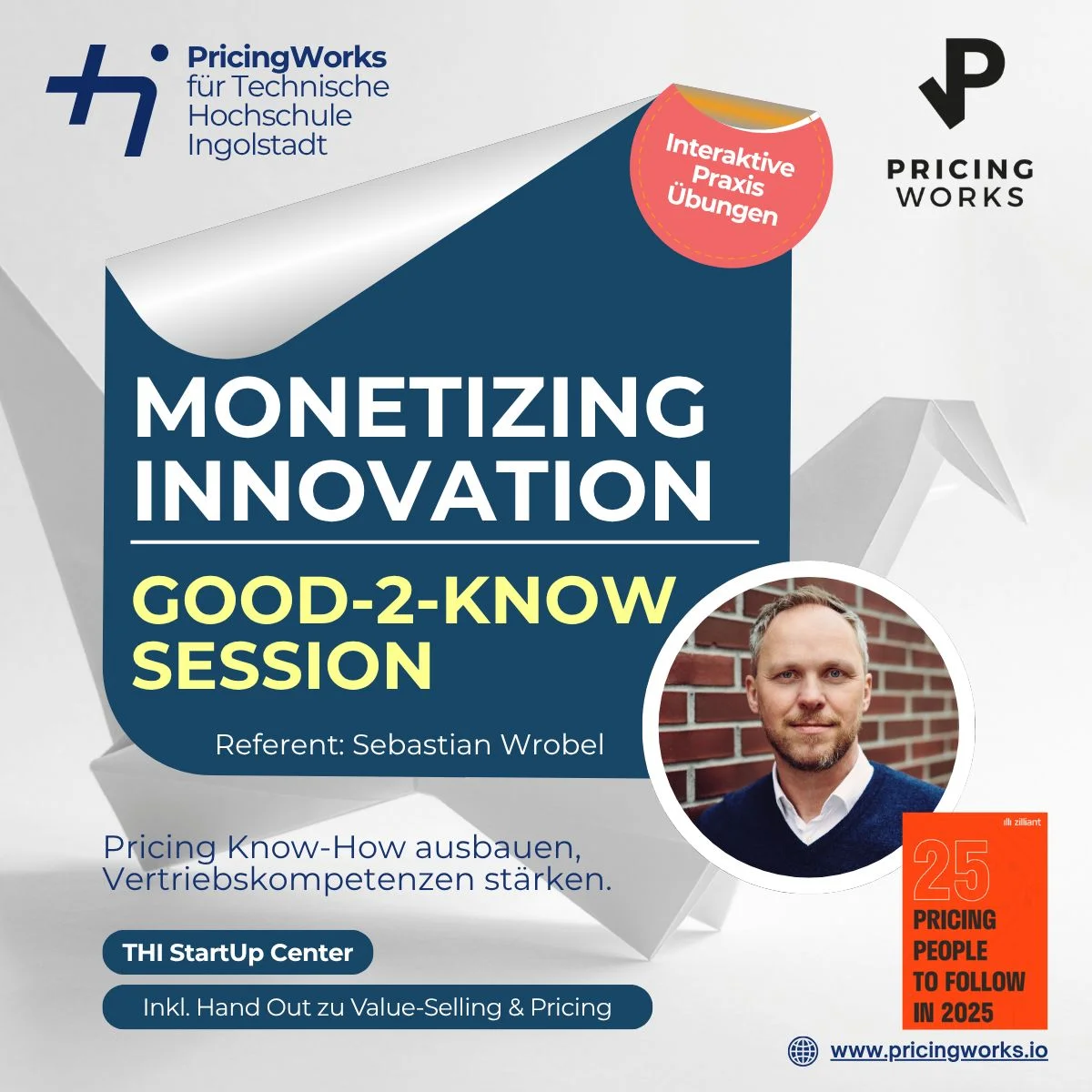 Monetizing Innovation - Good-2-Know Session @ THI